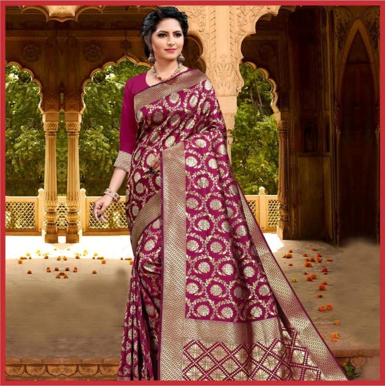 RAAG PAITHANI BY LIFESTYLE LICHI RICH PALLU TOP DYED SAREE COLLECTION -  textiledeal.in